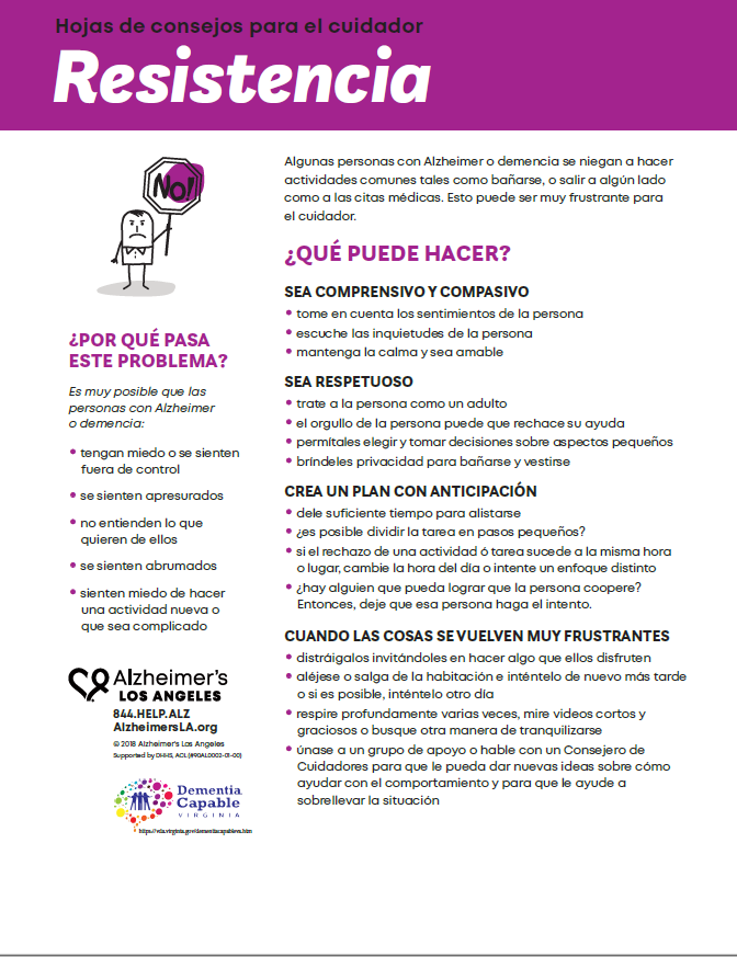 factsheet screenshot: Resistance