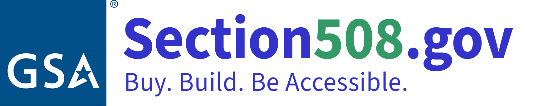 GSA Section 508.gov logo