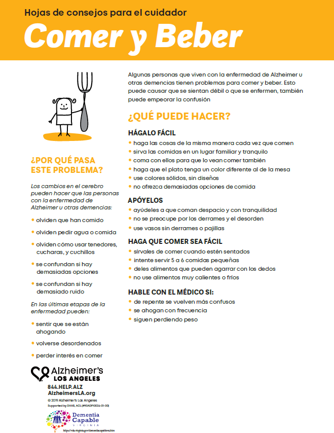 factsheet screenshot: Eating & Drinking