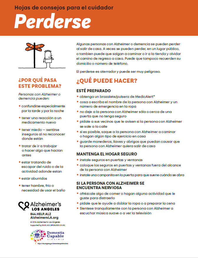 factsheet screenshot: Getting Lost