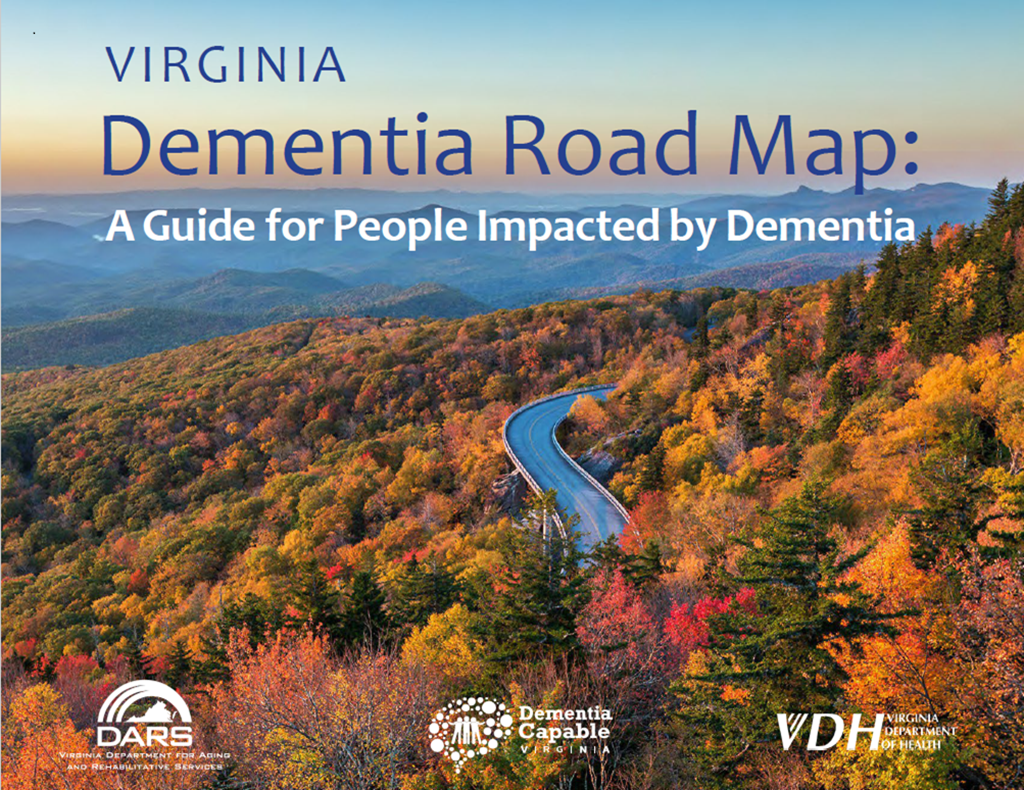 Publication cover showing the blueridge mountains in the fall